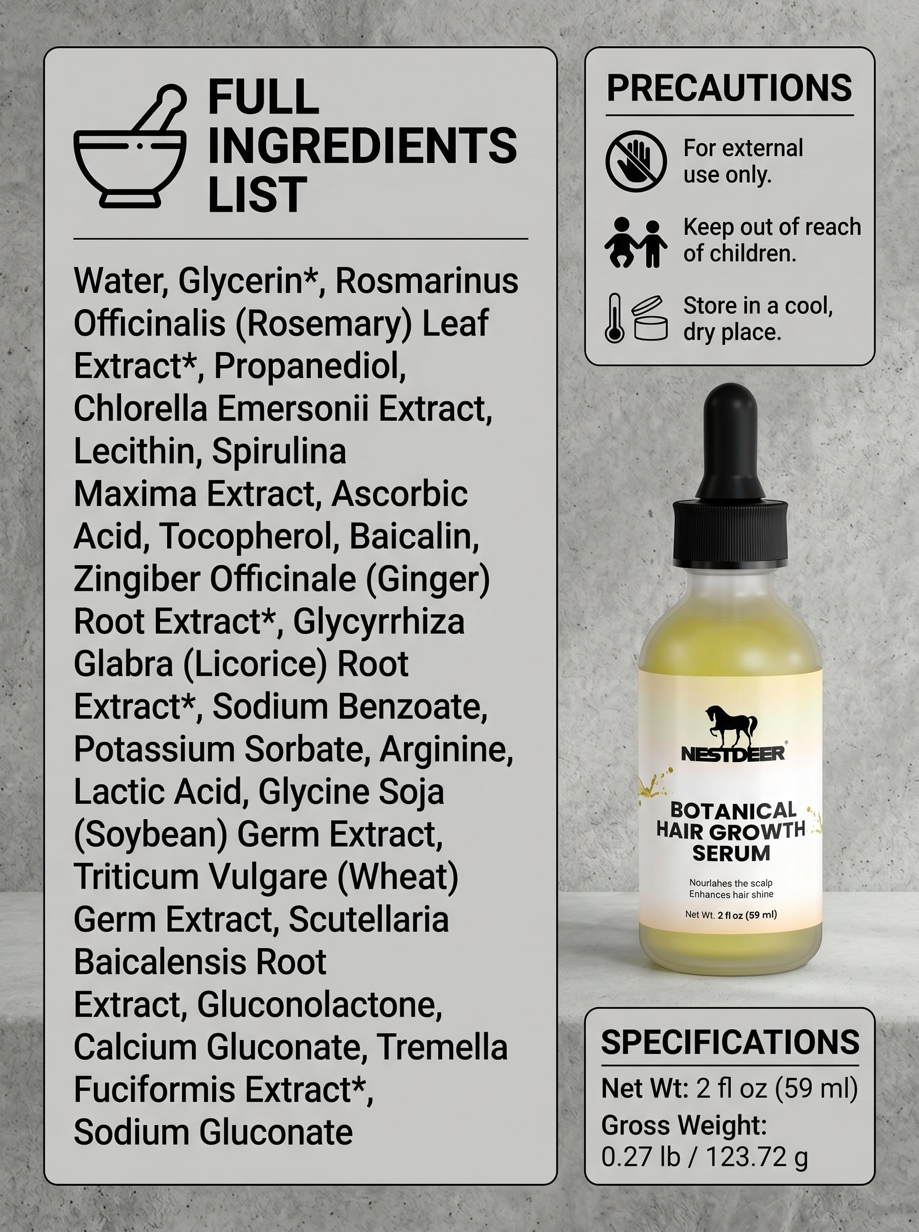 Botanisch Haargroeiserum