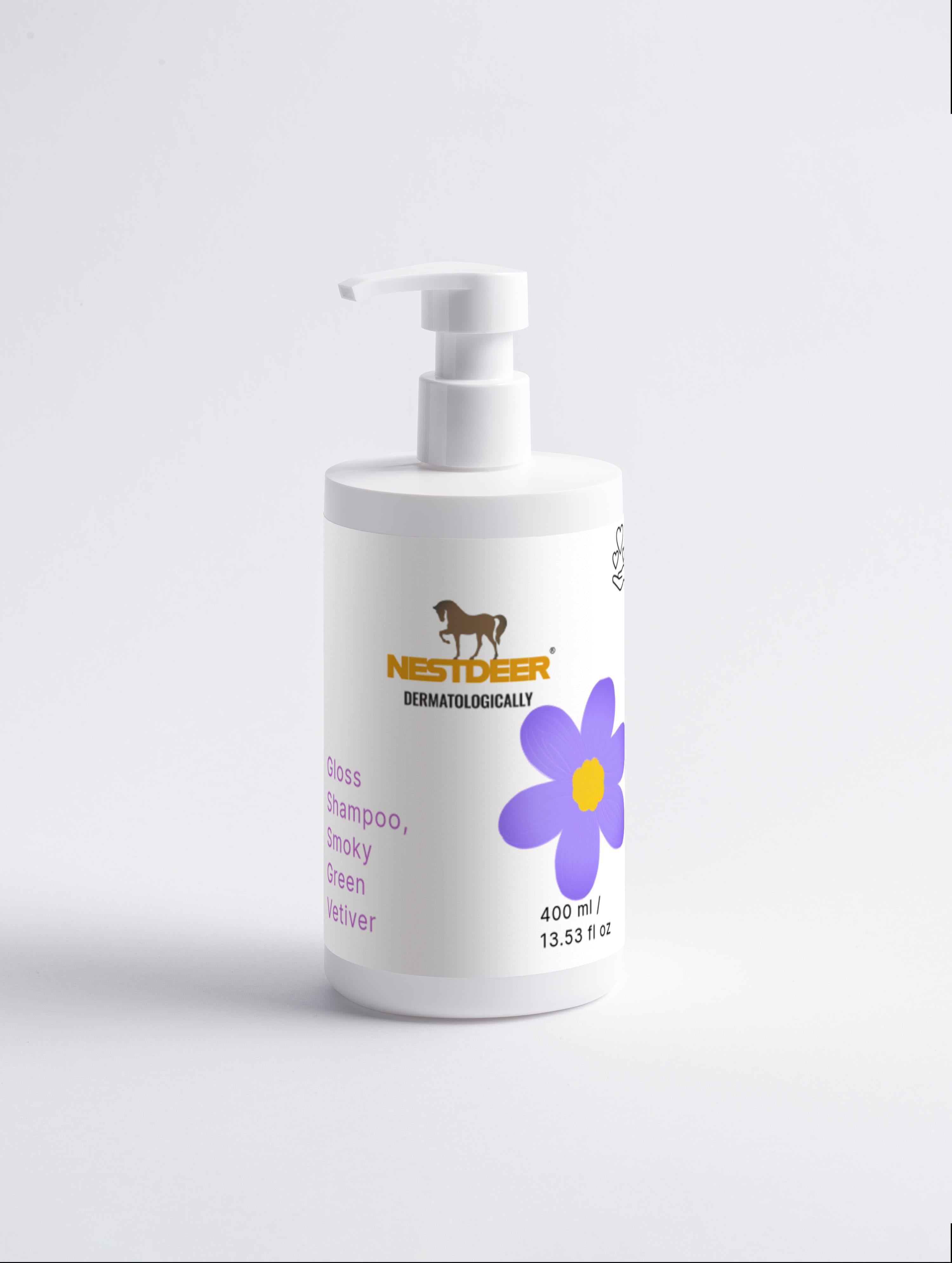 Glansshampoo, Smoky Groene Vetiver