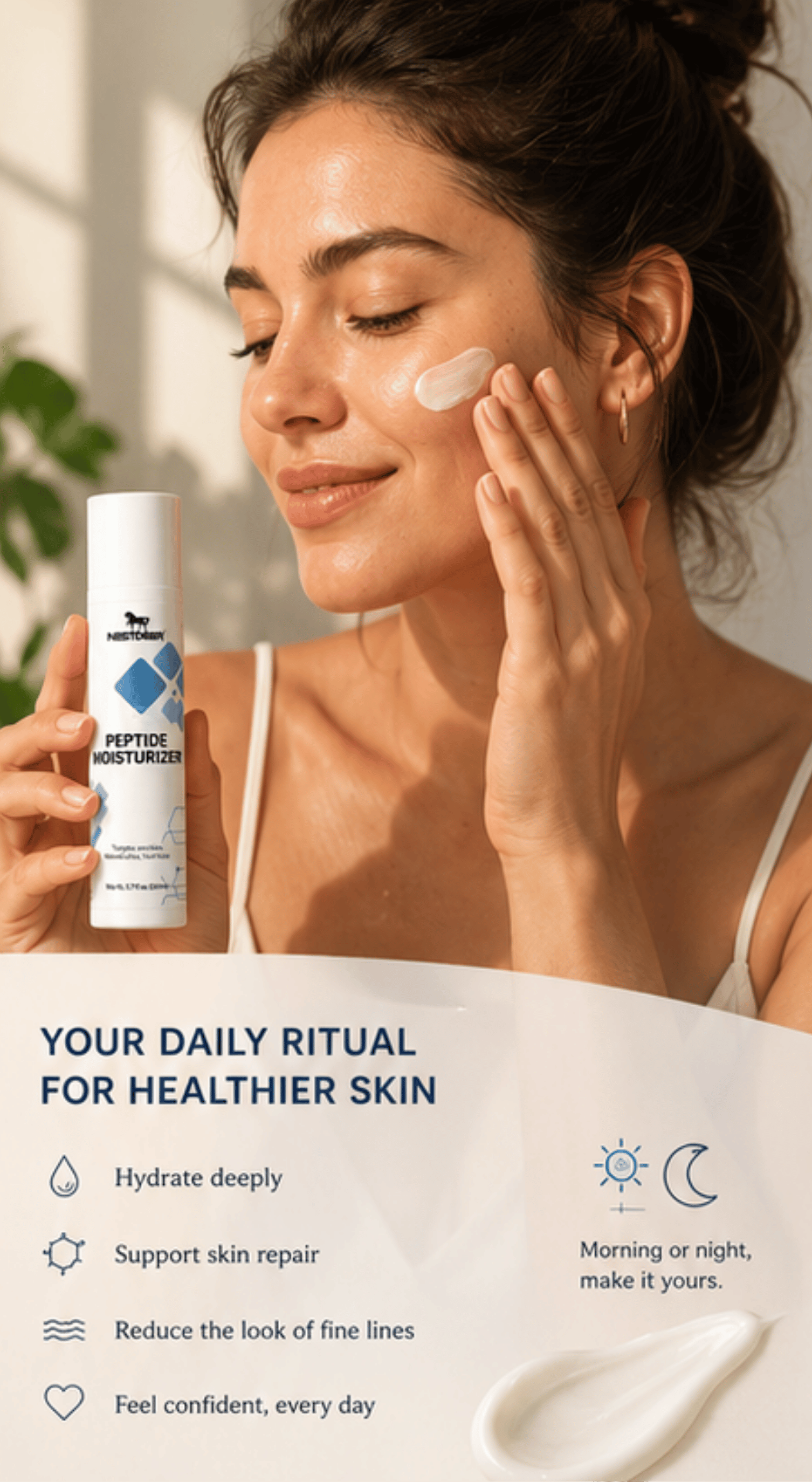 NESTDEER™ Peptide Vochtinbrengende Crème