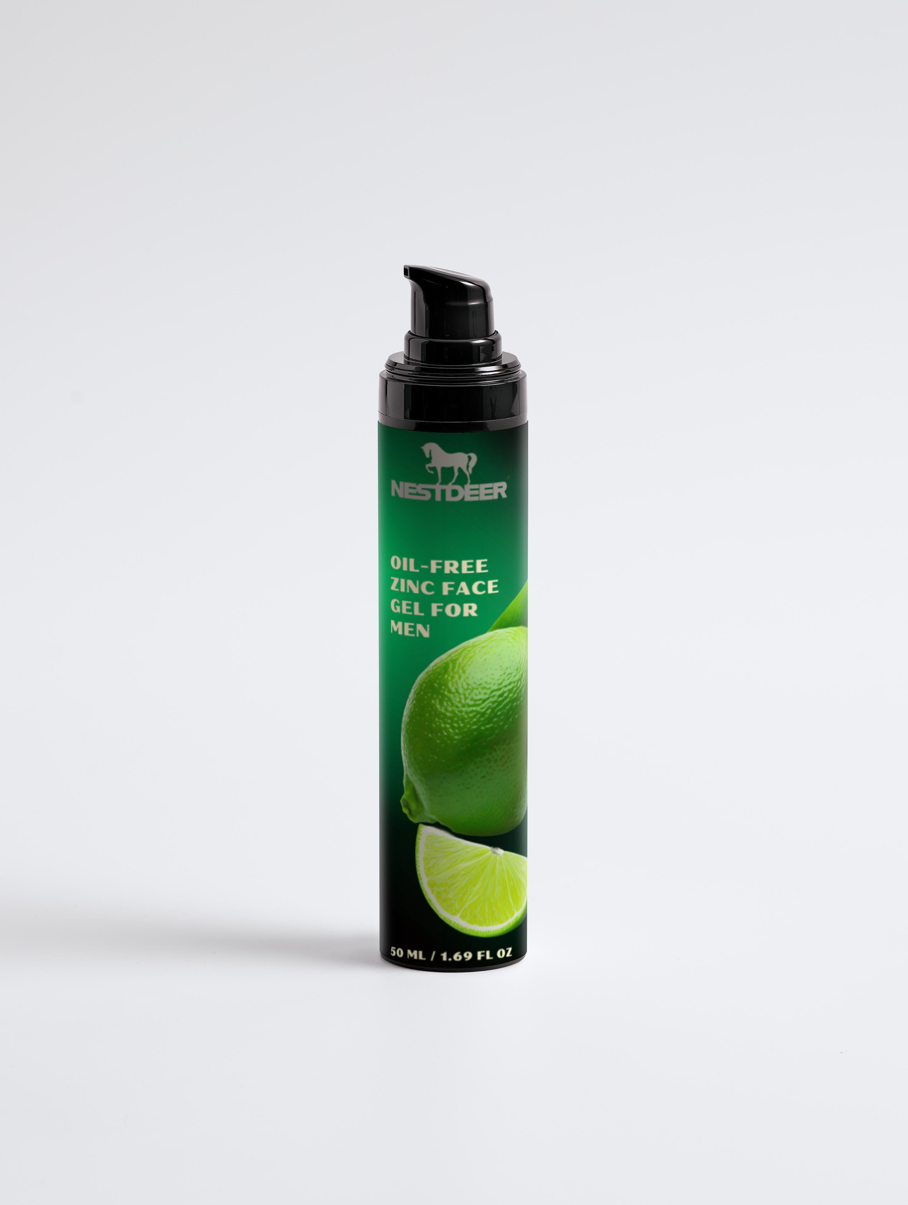 Oil-Free Zinc Face Gel for Men