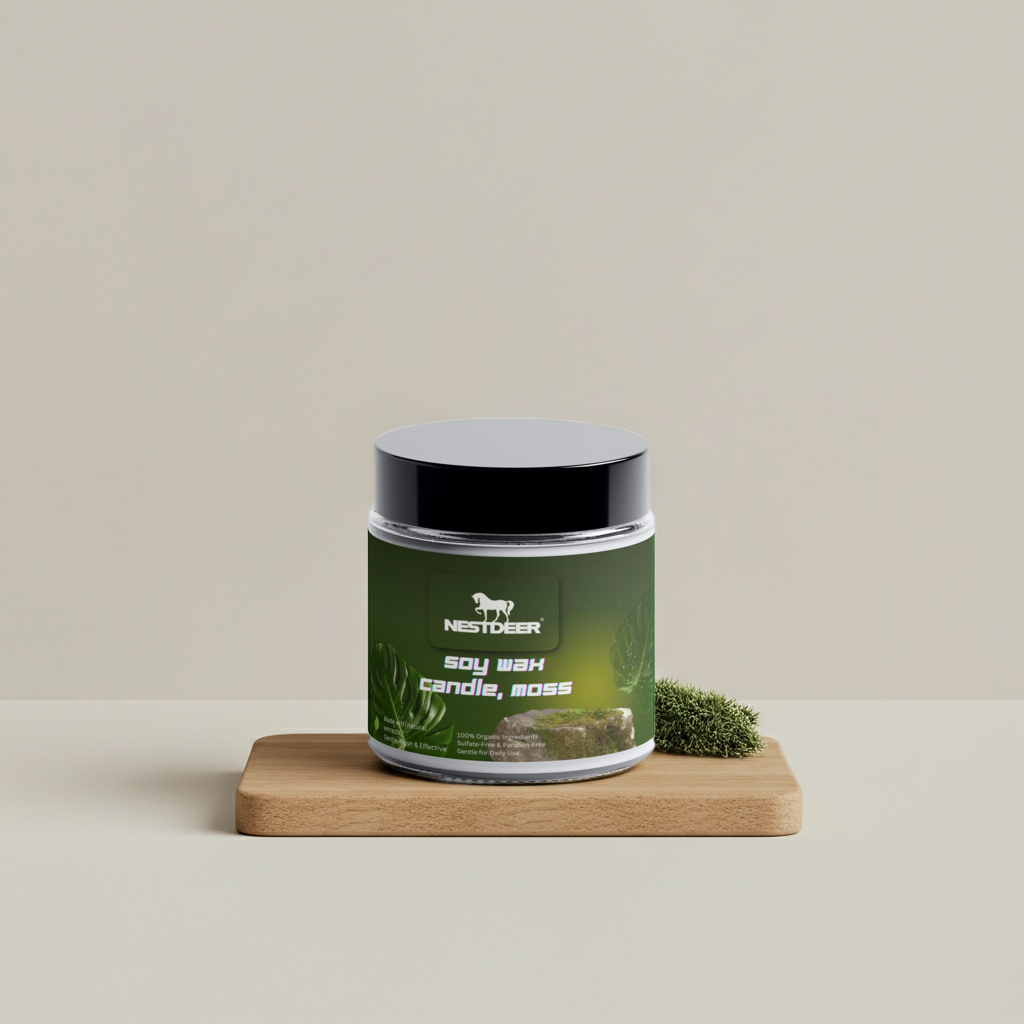 Soy Wax Candle, Moss