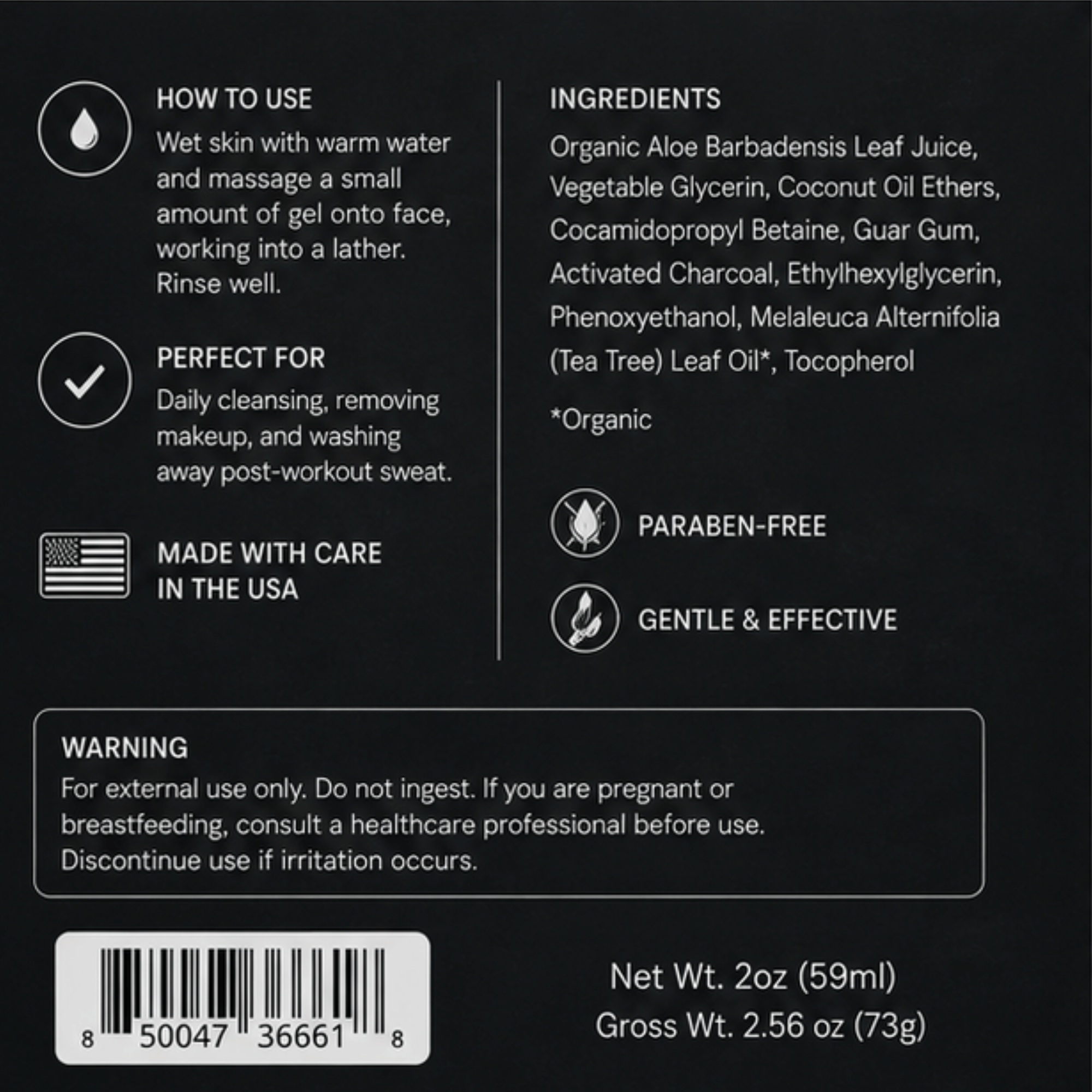 Charcoal Facial Cleanser
