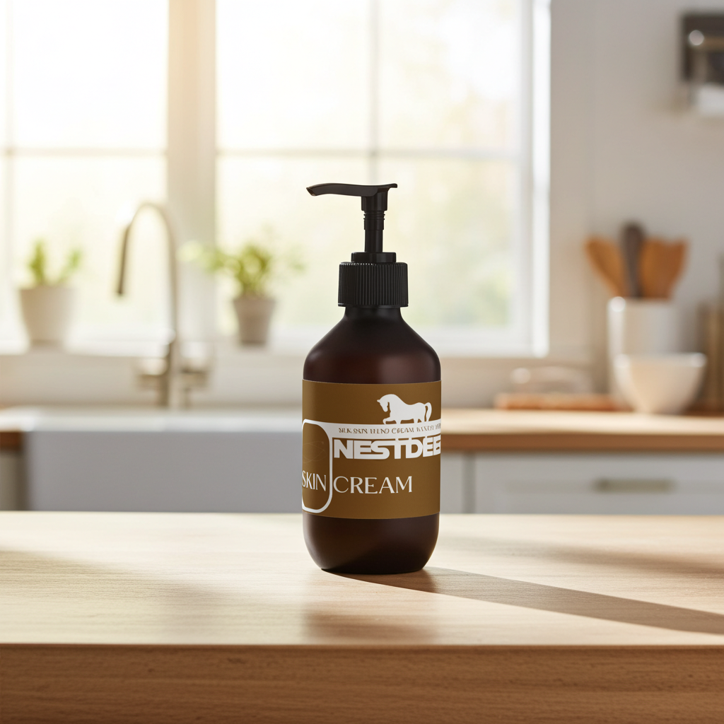 Zijdezachte Handcrème, Houtachtig Amber & Leer