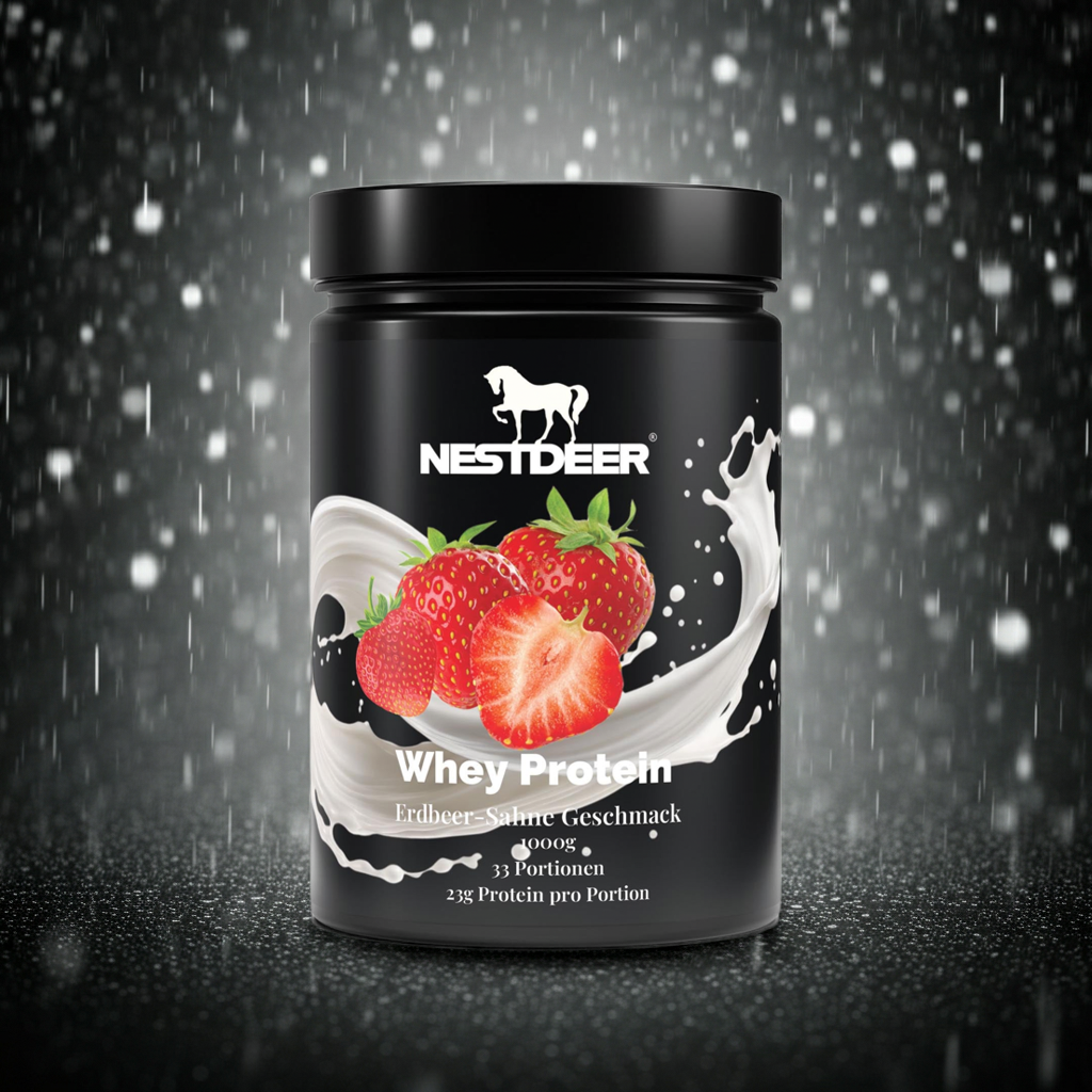 Premium Whey Protein Erdbeere - 1.000g