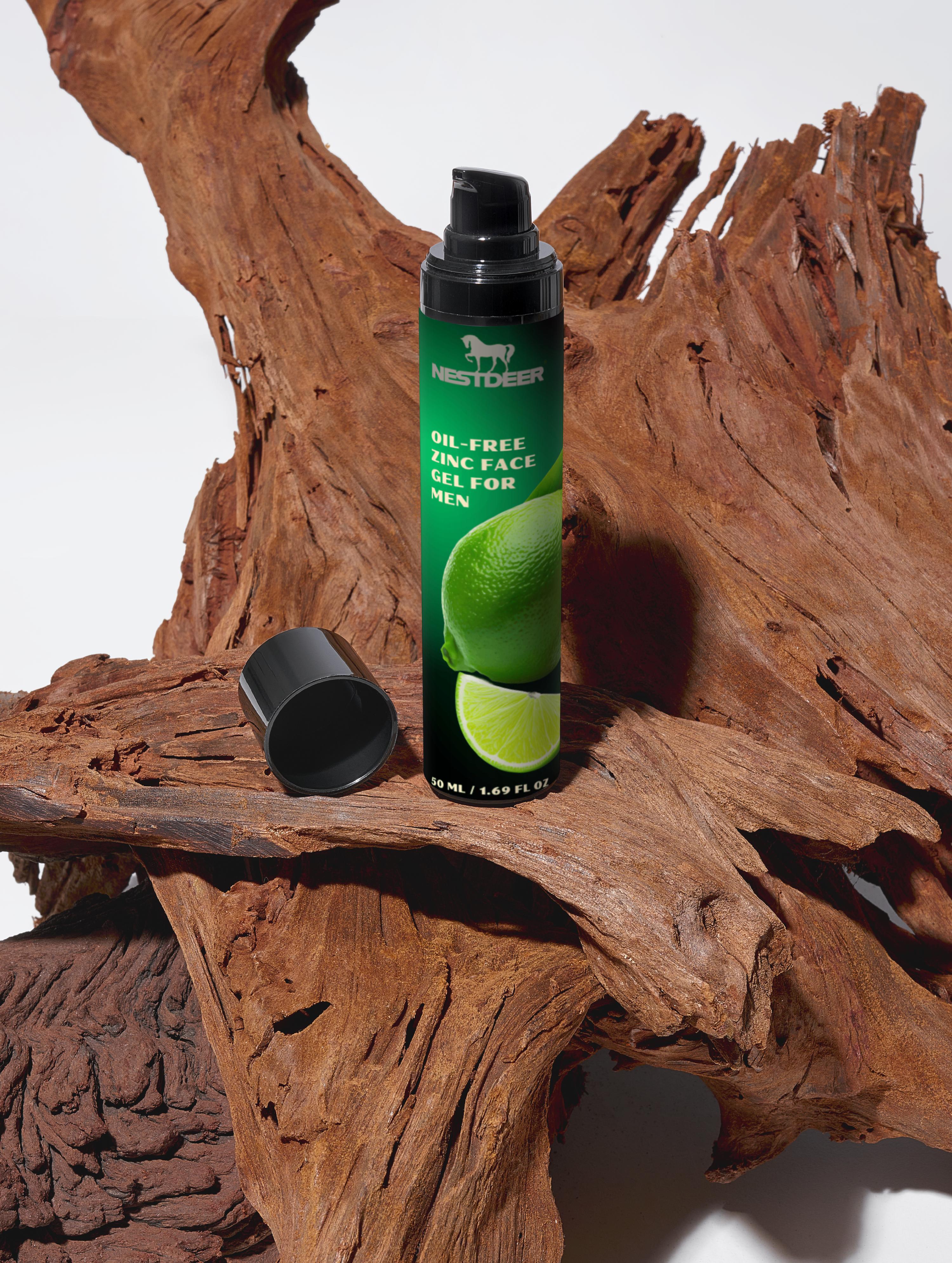 Oil-Free Zinc Face Gel for Men