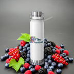 Water Bottle with Berry Design | Eco-Friendly Reusable Hiking, Gym, School
