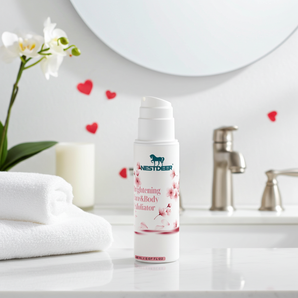 Verhelderende gezichts- en lichaamsscrub met kojiczuur
