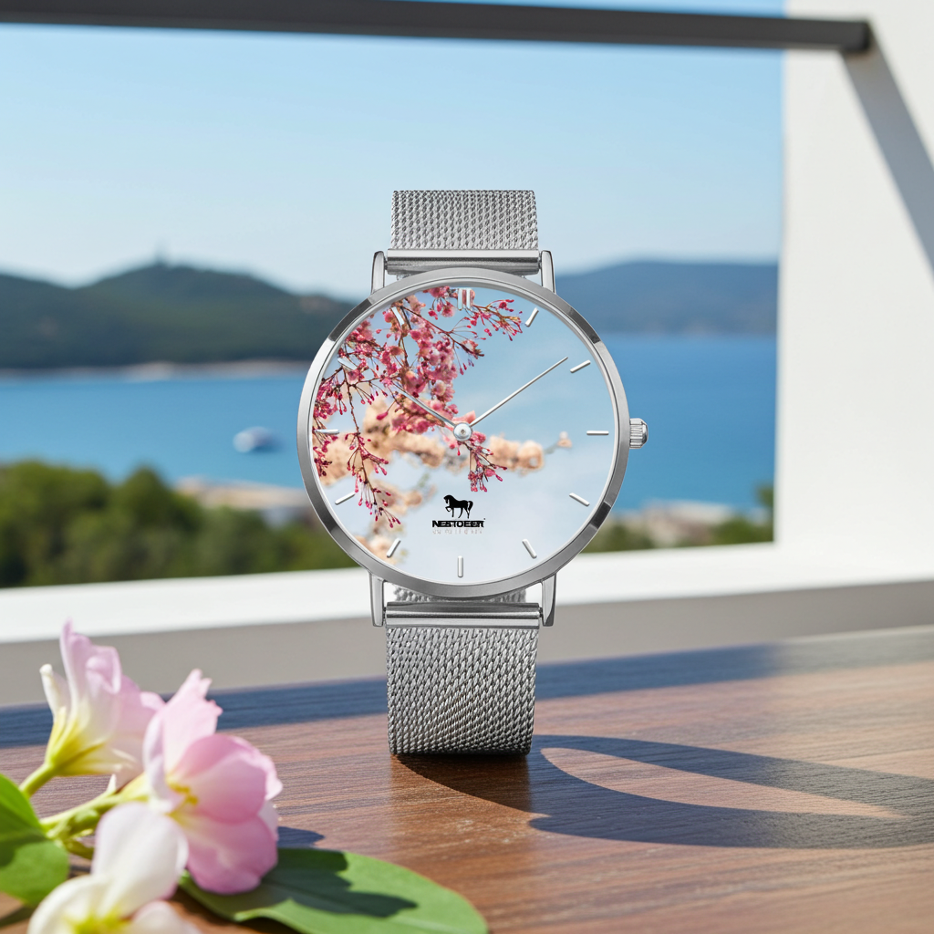 170. Fashion Ultra-thin Stainless Steel Quartz Watch (With Indicators)