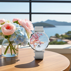 170. Fashion Ultra-thin Stainless Steel Quartz Watch (With Indicators)