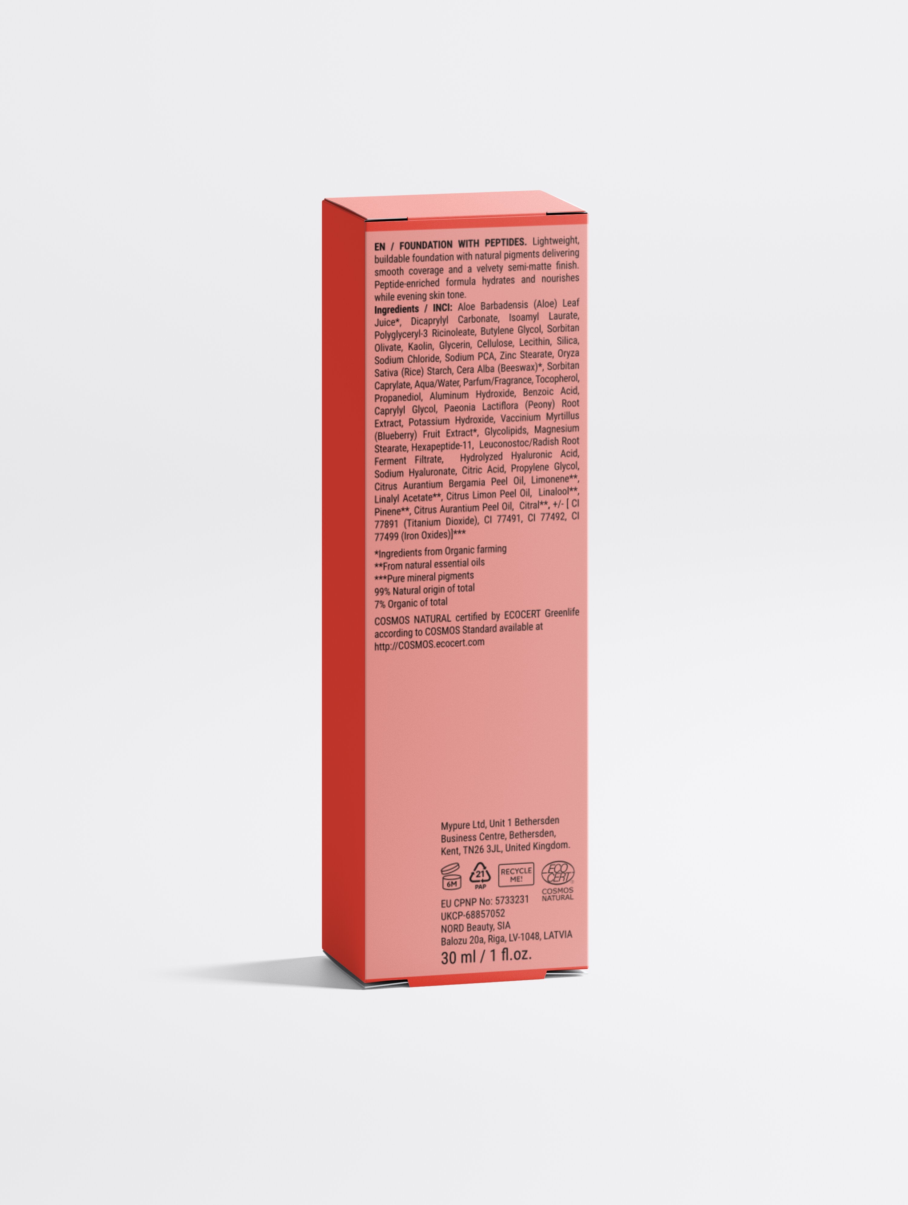 Foundation met Peptiden, 25 Medium Warm