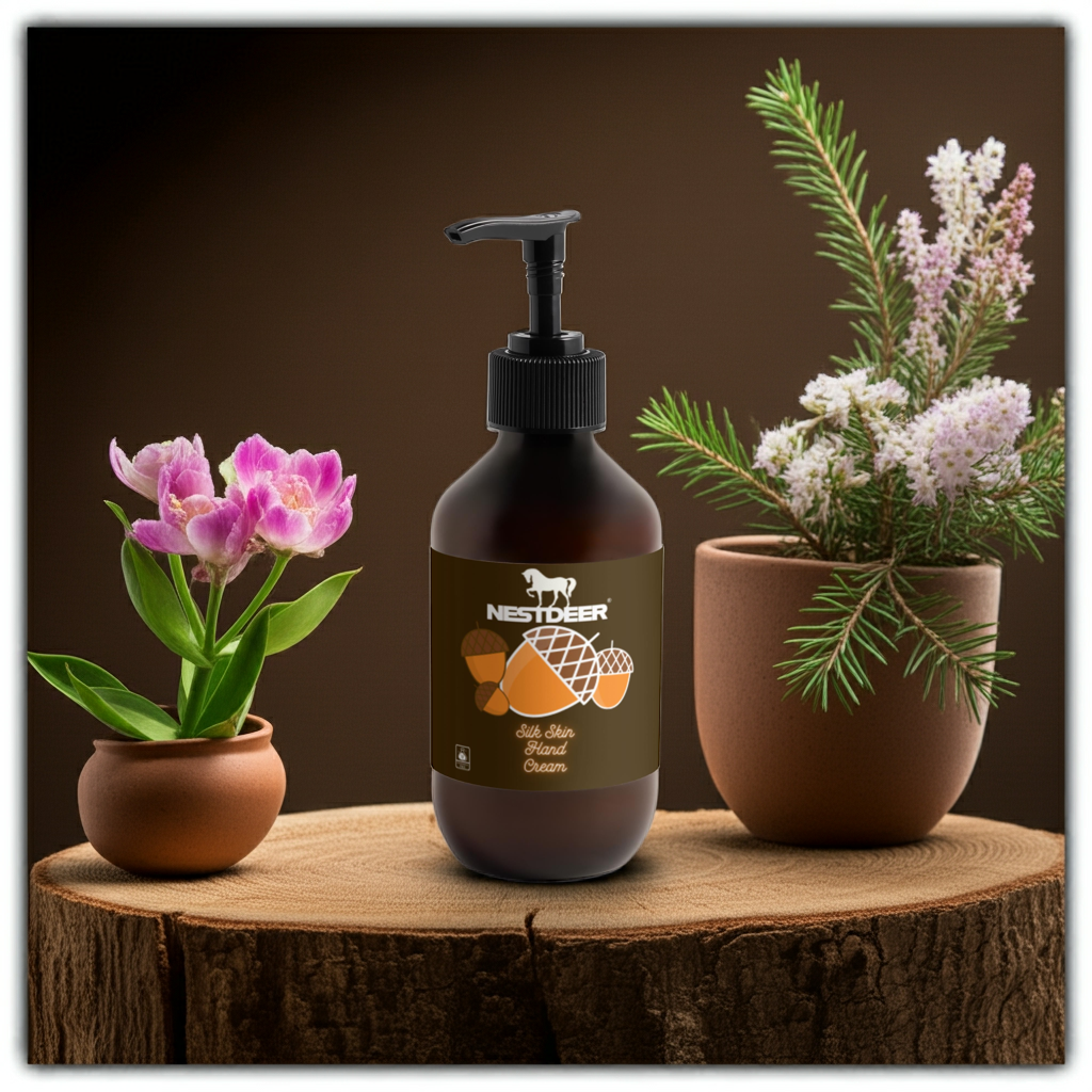 Silk Skin Hand Cream, Woody Amber & Leather