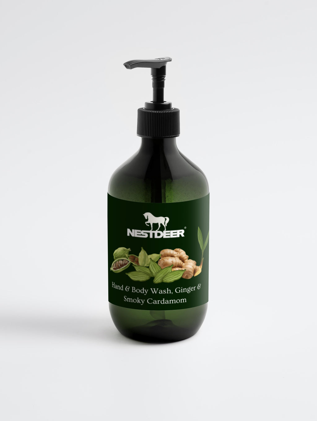 Hand & Body Wash, Ginger & Smoky Cardamom