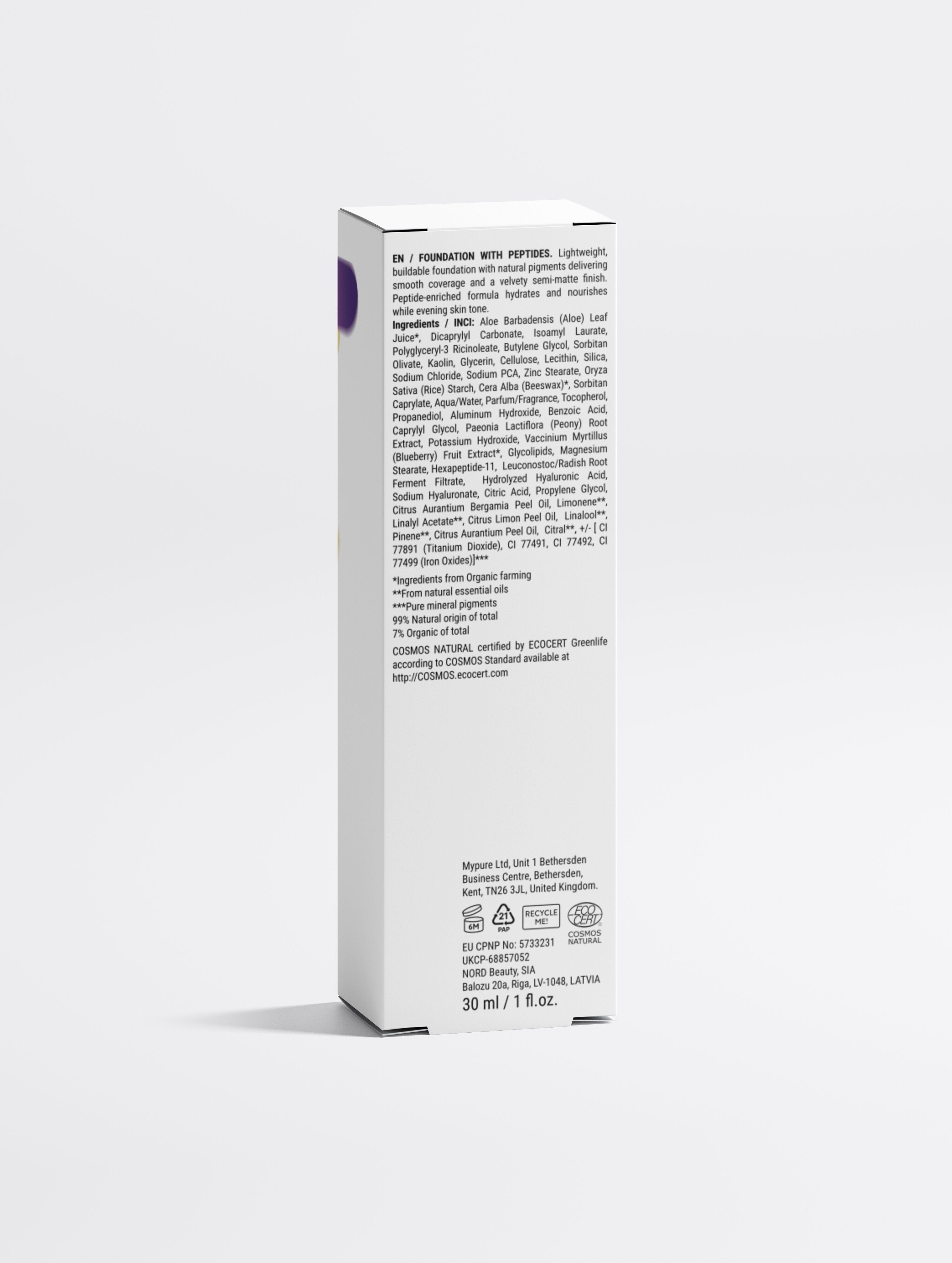 Foundation met Peptiden, 50 Diep Koel