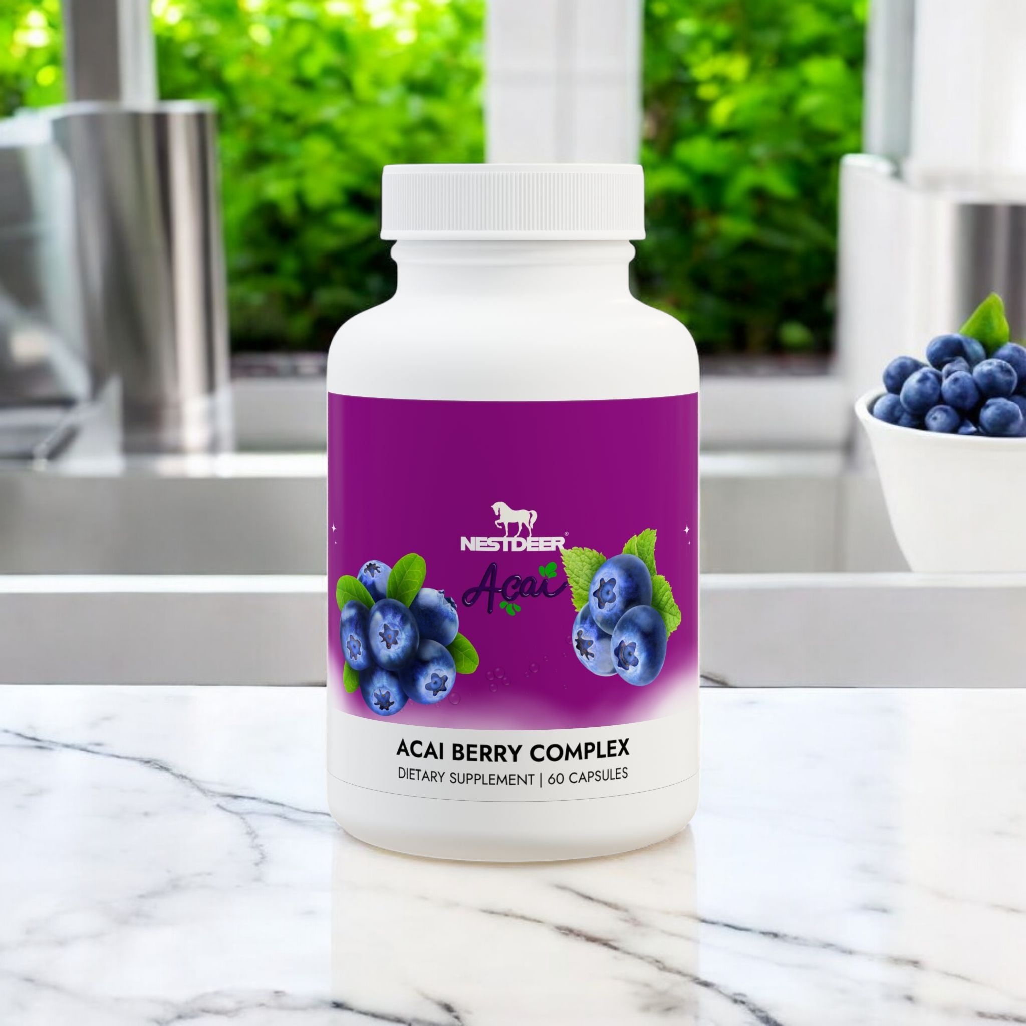 Acai Berry Complex Supplement (60 Capsules)