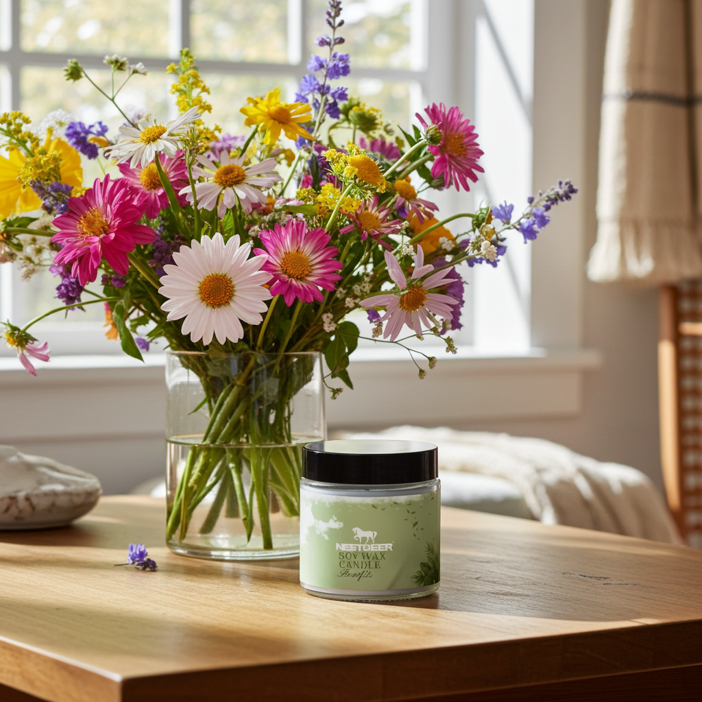Soy Wax Candle, Wild Flower