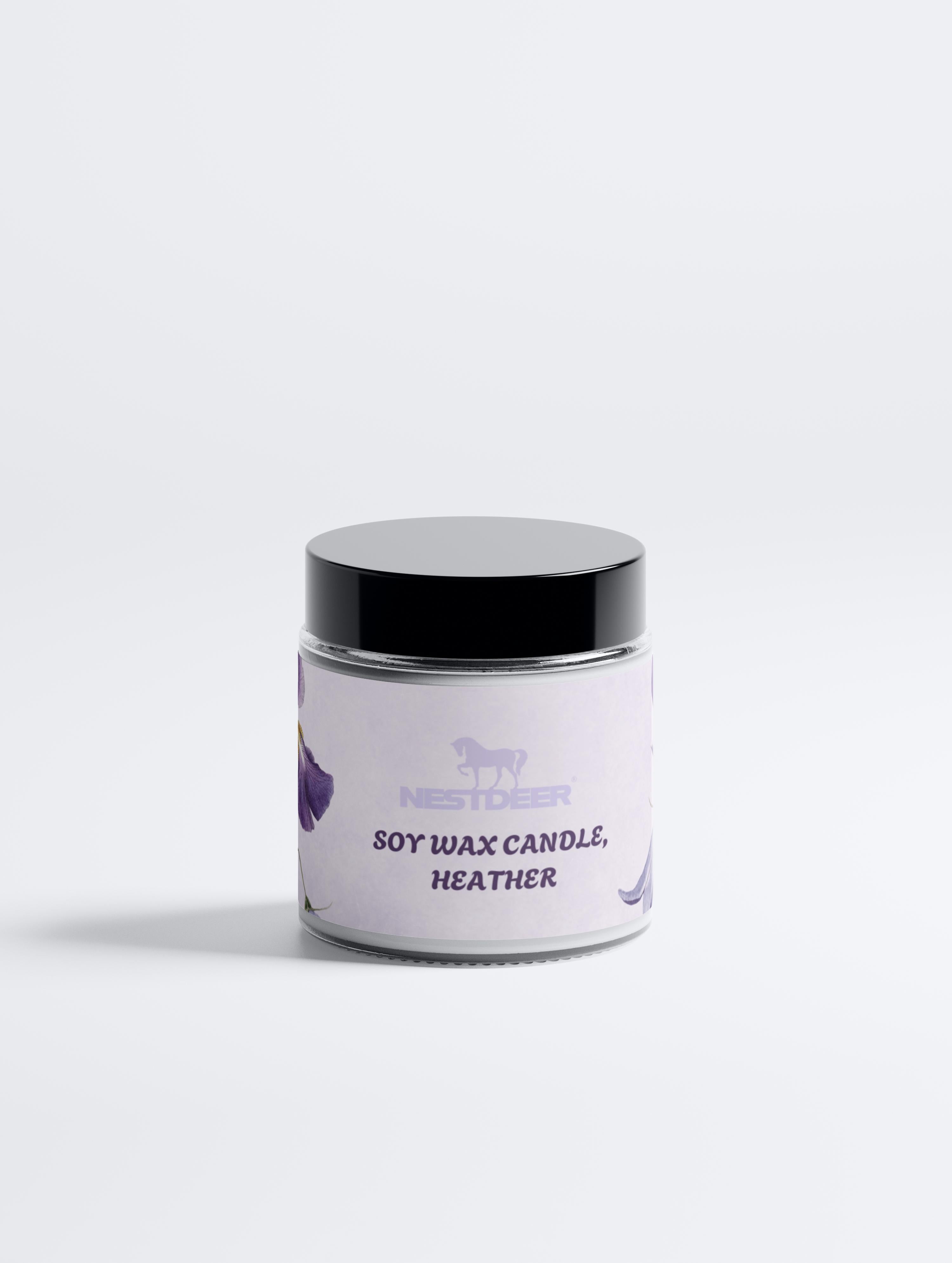 Soy Wax Candle, Heather